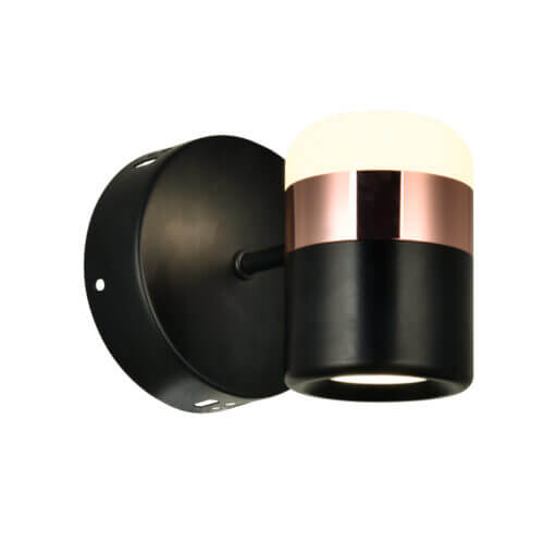 CWI LIGHTING Moxie LED Wall Light with Black Finish 