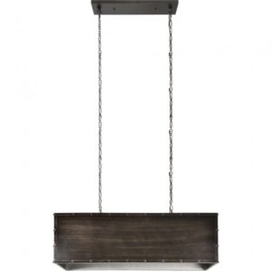 RENWIL LPC4392 FLAGSTAFF Ceiling Fixture Iron Brushed Dark Grey Finish