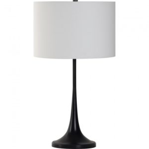 RENWIL LPT1135 SALVORA Table Lamp Iron Black Cotton Shade 3 Way Switch orangeville