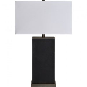 RENWIL LPT1141 DULCEY Table Lamp Resin Textured Black Finish 3 Way Switch