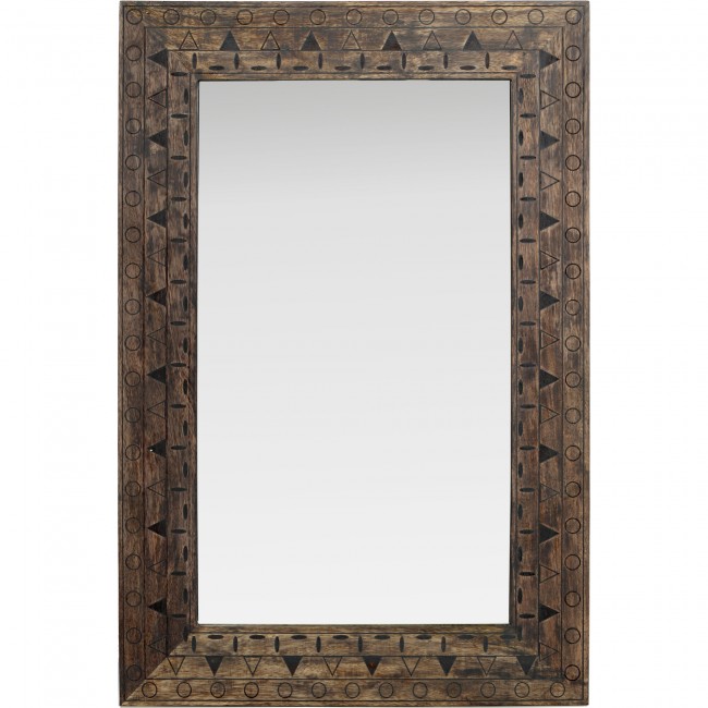 RENWIL MT2372 ZENOVIA Rectangle Mirror Carved Mango Wood