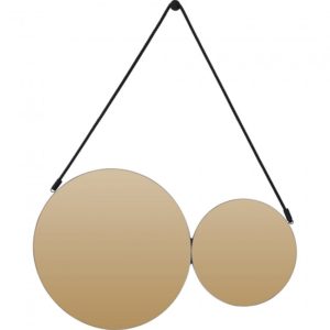 RENWIL MT2378 BIGHT round mirror Amber Tinted Mirror