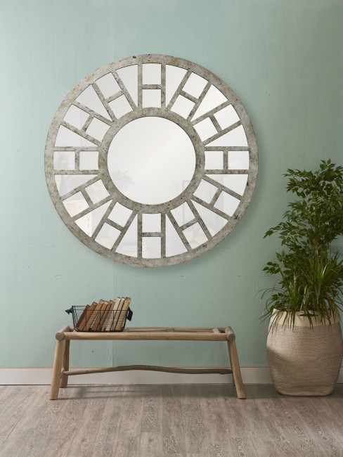 Renwil Overlay Distressed Antique Silver Finish