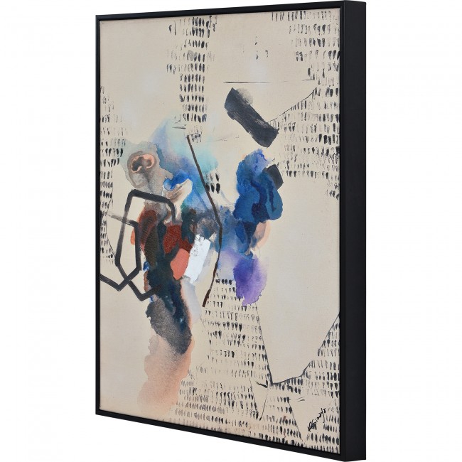 RENWIL OL1977 SHANNON Hand Painted Canvas Black Frame