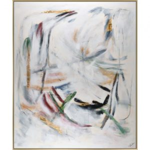 RENWIL OL2004 MOLDOVA Hand Painted Canvas Gold Leaf Accents laval