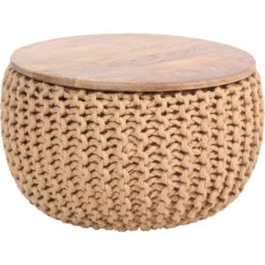 RENWIL PF041 SWISS Round Wool Table Poof brampton
