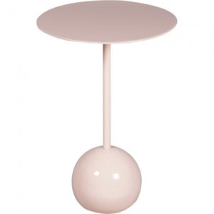 RENWIL TA422 PENDEL Round Side Table Pink Aluminum