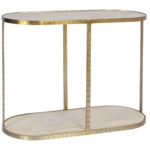 RENWIL TA426 JAKE Console Brass Plated Mango Wood