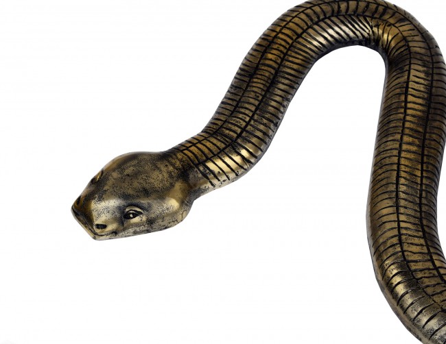 RENWIL W6462 SERPENTINE Snake Wall Aluminum Antique Brass