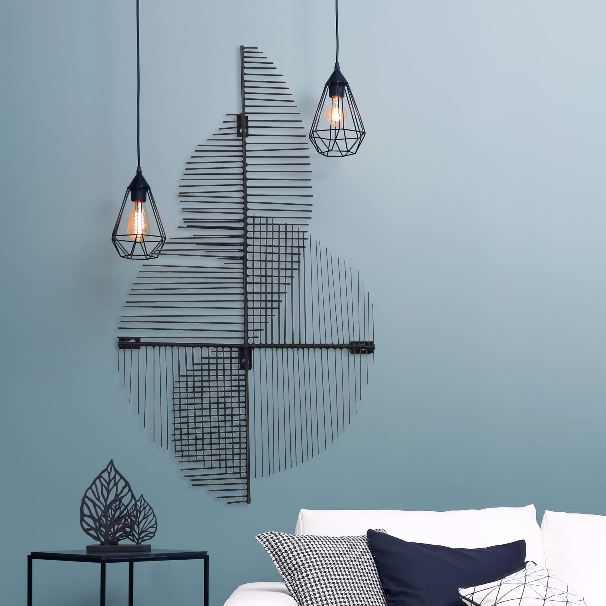 RENWIL W6674 CHANEL Wall Art Iron Black sarnia