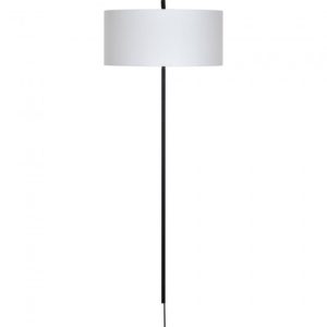 RENWIL WS057 VERONIKA Wall Sconce Iron Black White Shade