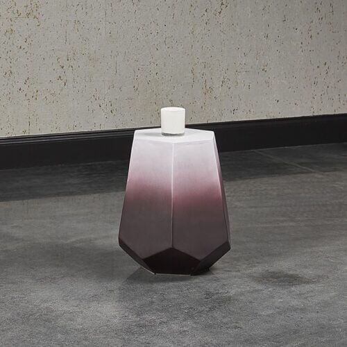 SUNPAN 104684 Elora End Table Deep Red Ottawa