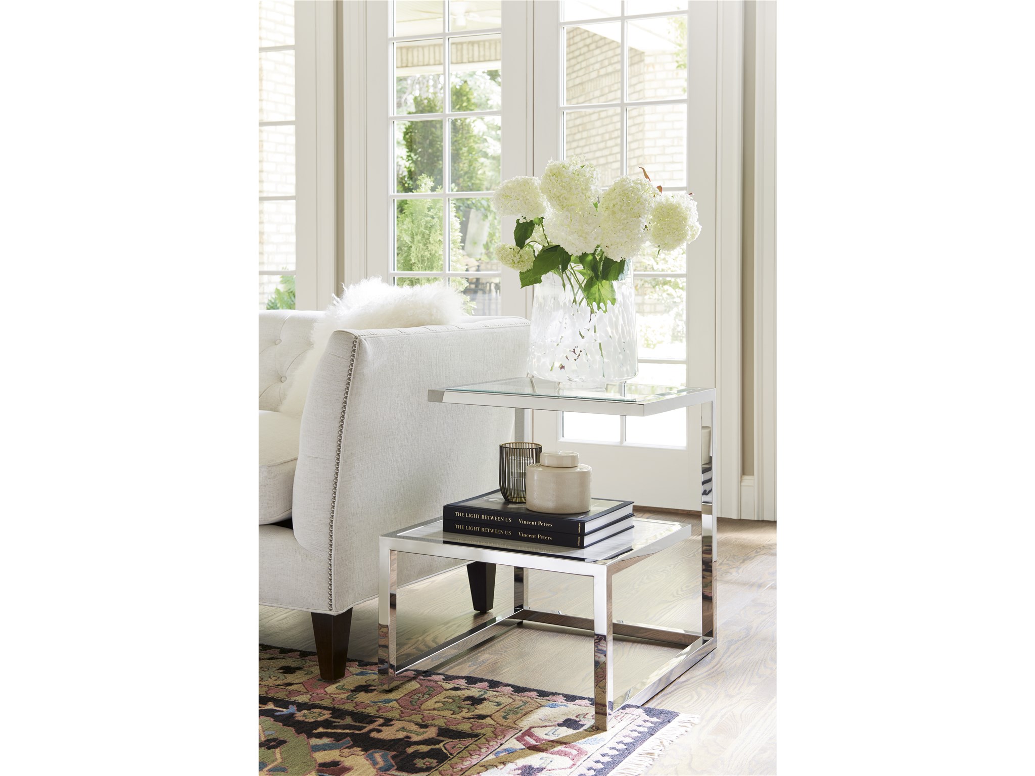 UNIVERSAL FURNITURE 827811 PARADOX END TABLE WITH STONE SHELF Montreal