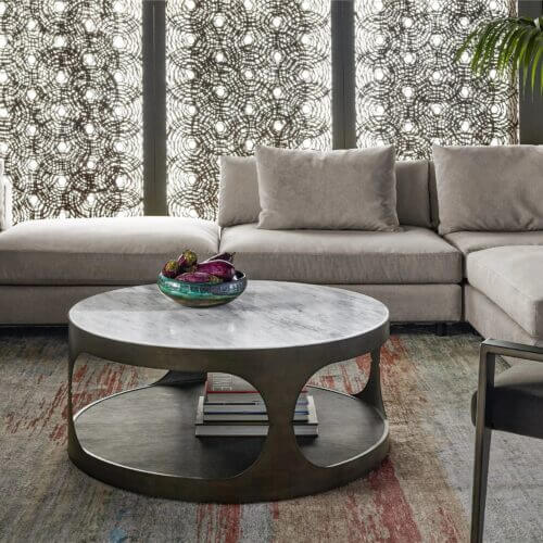 UNIVERSAL FURNITURE 941818 MAGRITTE ROUND COCKTAIL TABLE Halifax