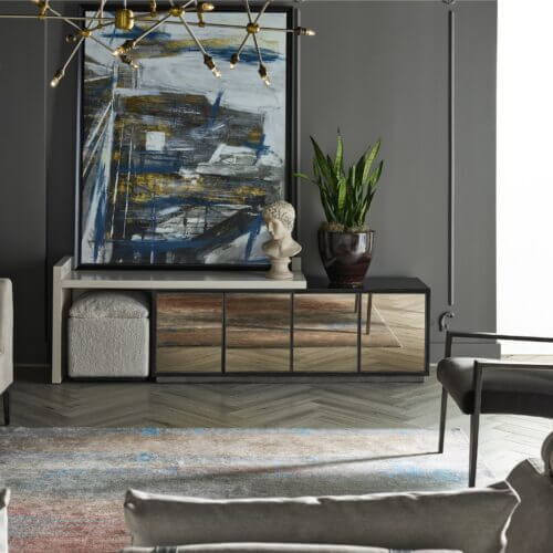 UNIVERSAL FURNITURE 941D964 NINA MAGON HEATH ENTERTAINMENT CONSOLE Halifax