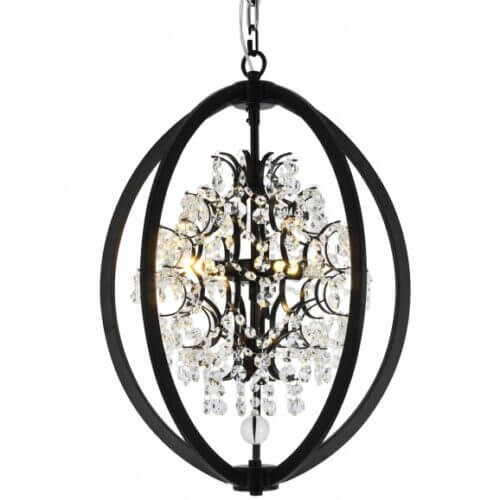 BETHEL LA10C18BLK Chandelier Halifax