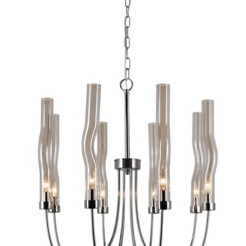 CWI LIGHTING 1203P21-8-613 MEDUSE 8-LIGHT CHANDELIER Ottawa