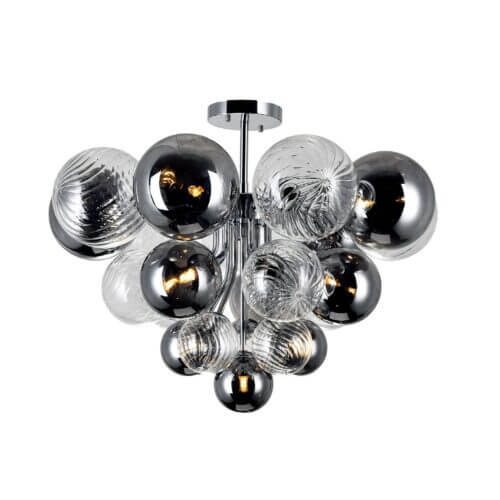 CWI LIGHTING 1205C25-10-601 PALLOCINO 10-LIGHT FLUSH MOUNT Mississauga