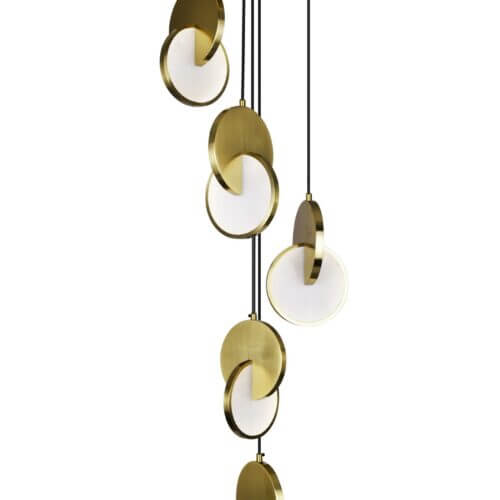 CWI LIGHTING TRANCHE LED CHANDELIER 1206P18-5-629 Calgary