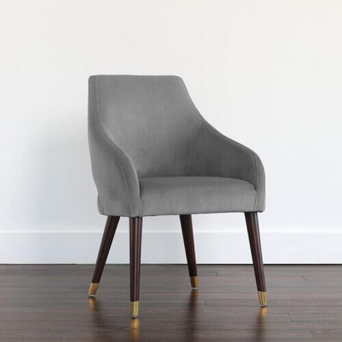 SUNPAN Adelaide Dining Armchair Alisa Dark Grey 104944 Montreal