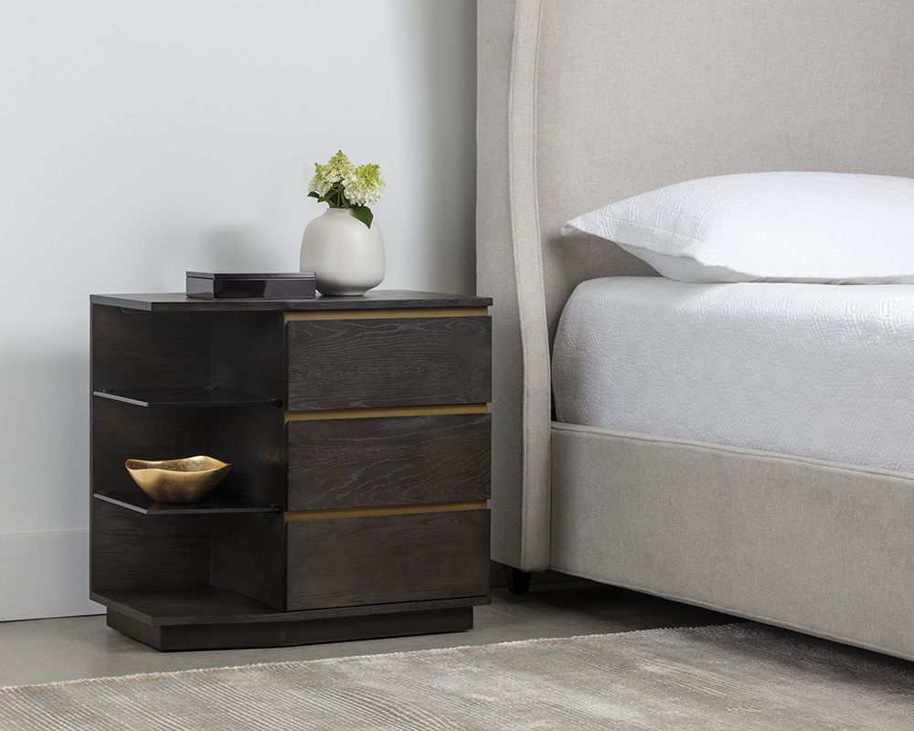 SUNPAN Danae Nightstand - Left Side 105393 Halifax