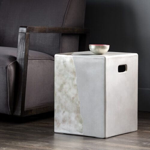 SUNPAN Kyson End Table - Silver 105759 Toronto