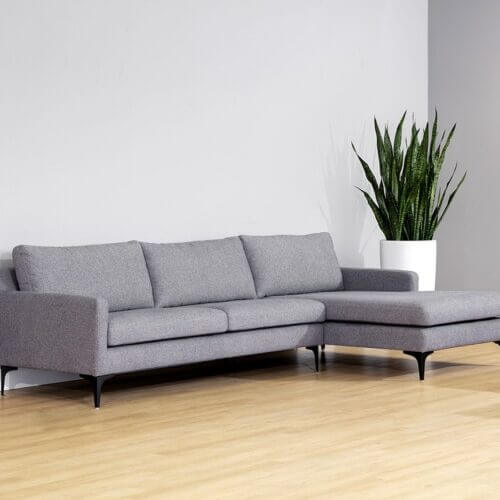 SUNPAN Andie Sofa Chaise Davis Dark Grey 105979 Toronto