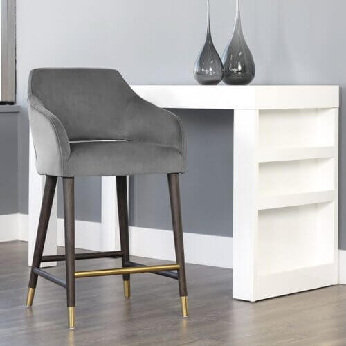 SUNPAN Adelaide Counter Stool Alisa Dark Grey 106103 Ottawa