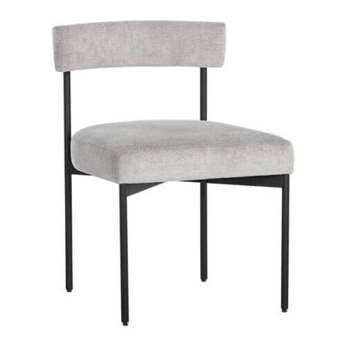 SUNPAN Seneca Dining Chair Black Polo Club Stone SET OF TWO 106513 MONTREAL