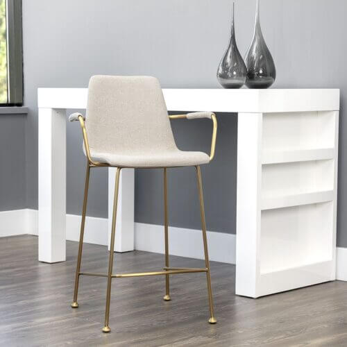 SUNPAN Hathaway Counter Stool Belfast Oatmeal 106516 Montreal