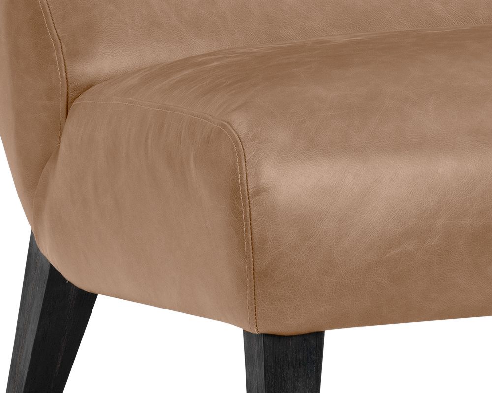 SUNPAN Ellison Lounge Chair Marseille Camel Leather 106587 TORONTO