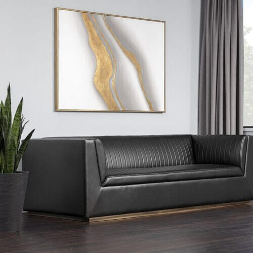 SUNPAN Bradley Sofa Vintage Black 106592 Ottawa
