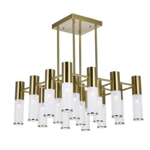 CWI LIGHTING PIPES 16-LIGHT CHANDELIER 1221P20-16-625 Toronto