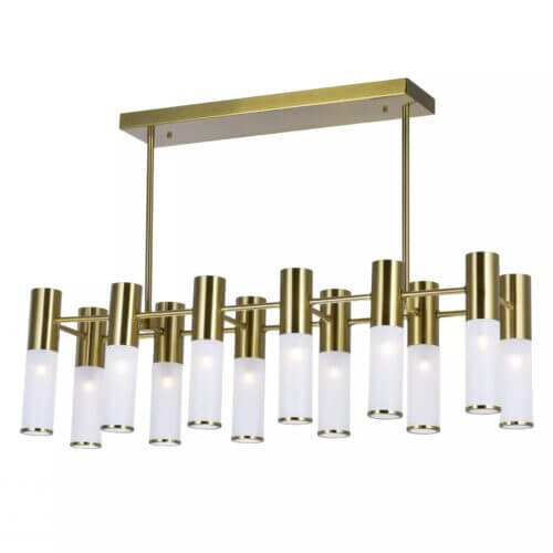 CWI LIGHTING PIPES 12-LIGHT CHANDELIER 1221P32-12-625 Ottawa