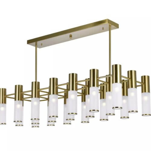 CWI LIGHTING PIPES 21-LIGHT CHANDELIER 1221P38-21-625 Halifax
