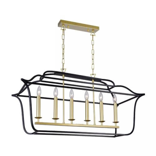 CWI LIGHTING TUDOR 6-LIGHT CHANDELIER 1223P36-6-602 Toronto