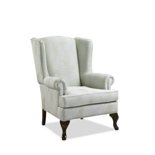 BRENTWOOD Nora Queen Ann Wing Chair 122-20 Ottawa