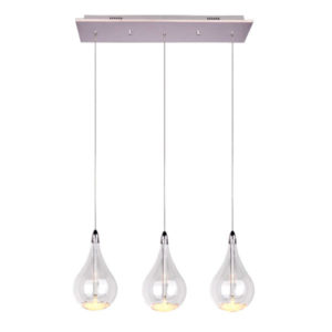 LUMIRAMA CRYSTAL ROCK Linear Chandelier 3181-03-CHR Ottawa