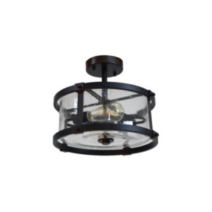 LUMIRAMA TRATTORIA Semi-Flushmount 3379-72-DKWD Ottawa