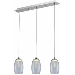 LUMIRAMA DELLUZIONE LED Linear Chandelier 3406-03-CLE Halifax