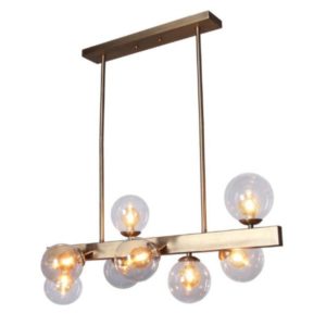 LUMIRAMA BROSSA NOVA Linear Chandelier 3435-08-BRG Brampton