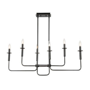 LUMIRAMA PLACIDO Linear Chandelier 3578-06-ORB Montreal