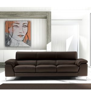 KORSON Amalfi Leather Sofa SNC7281573 Ottawa