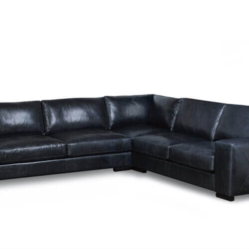 BRENTWOOD Hydrus Leather Sectional Sofa 1430-38 Toronto