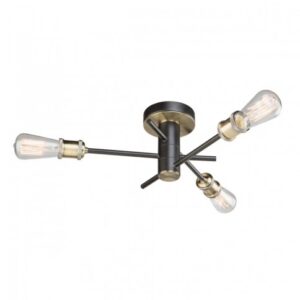 ARTCRAFT LIGHTING Tribeca Flush Mount AC10783BK Edmonton