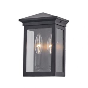 ARTCRAFT LIGHTING Gable Outdoor Wall Light AC8160BK Vancouver