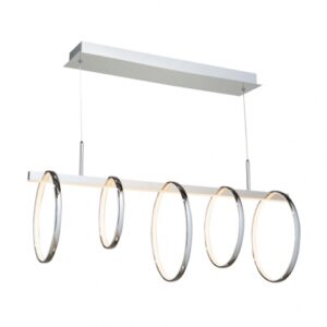 ARTCRAFT LIGHTING TRAPEZE 97W LED ISLAND PENDANT SC13265CH Collingwood