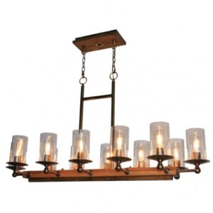 ARTCRAFT LIGHTING Legno Rustico Island Light AC10140BB Ottawa