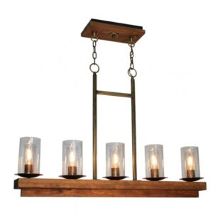 ARTCRAFT LIGHTING Legno Rustico Island Light AC10145BB Collingwood