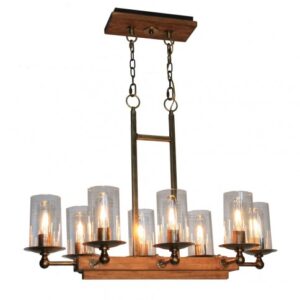 ARTCRAFT LIGHTING Legno Rustico Island Light AC10148BB Edmonton